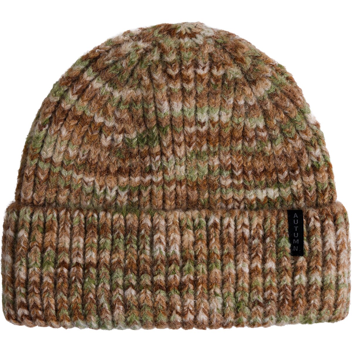 Image of Autumn Marble Knit Beanie Sand, One Size
