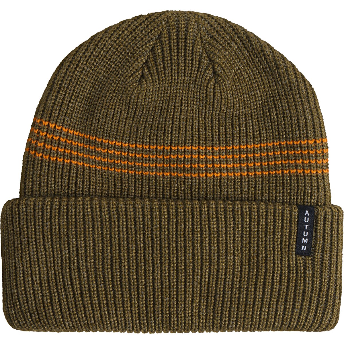 Image of Autumn Mini Stripe Beanie Fir, One Size