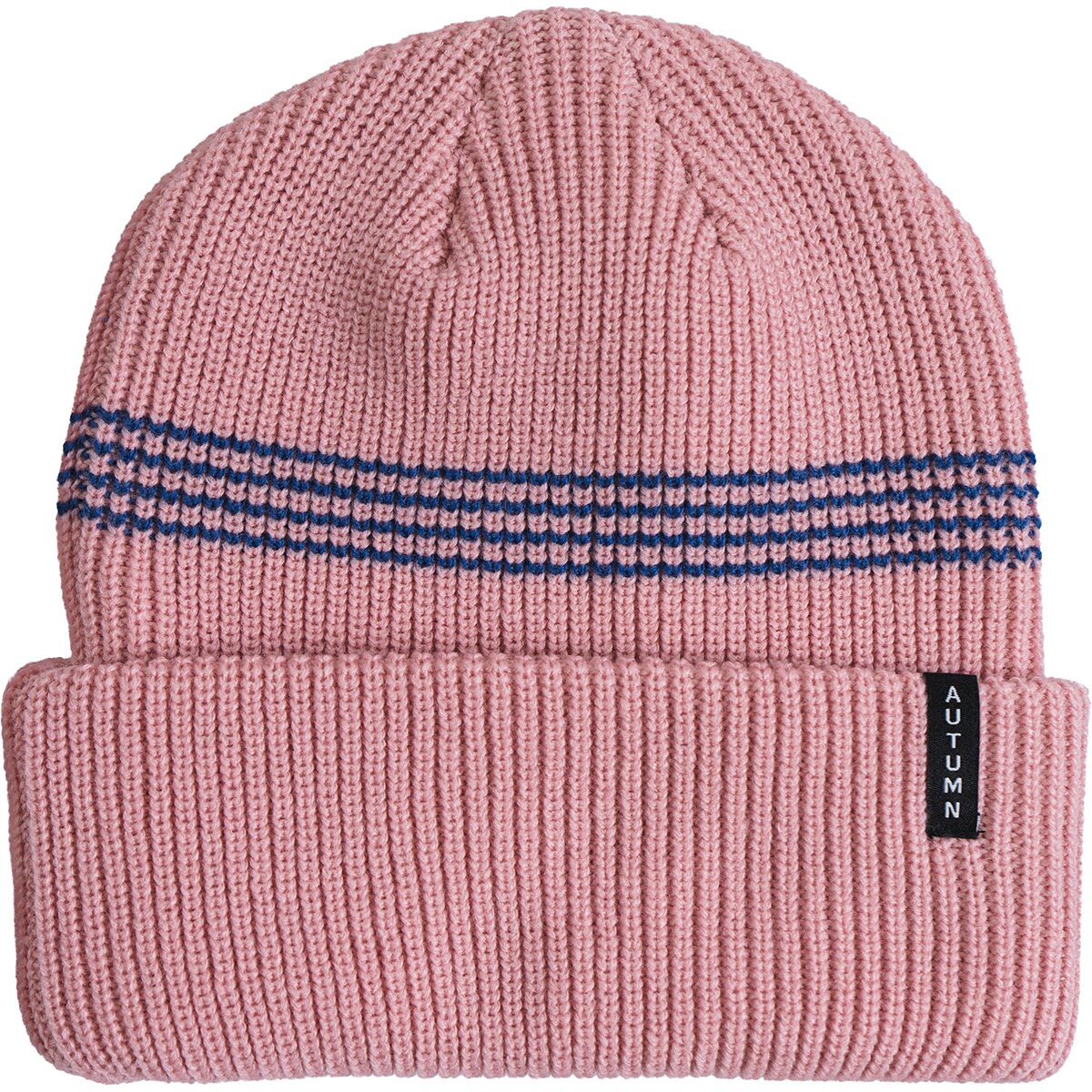 Image of Autumn Mini Stripe Beanie Pink, One Size