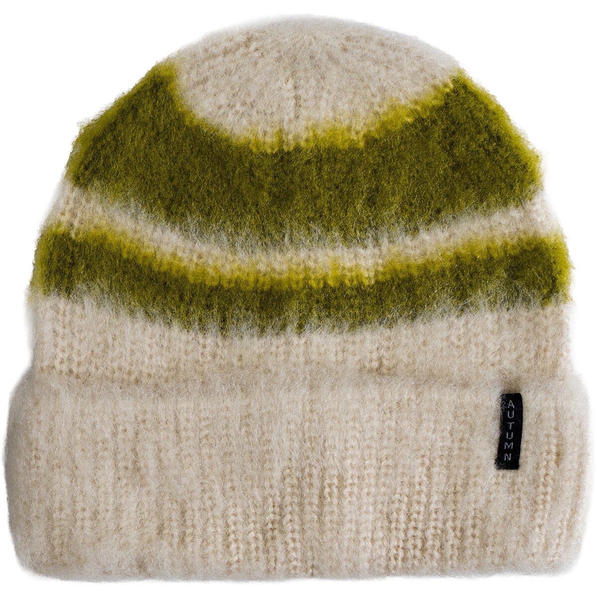 Image of Autumn Sport Stripe Beanie Natural, One Size