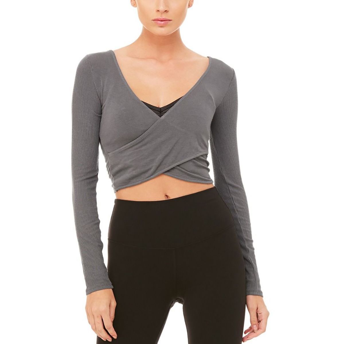 alo yoga amelia long sleeve crop