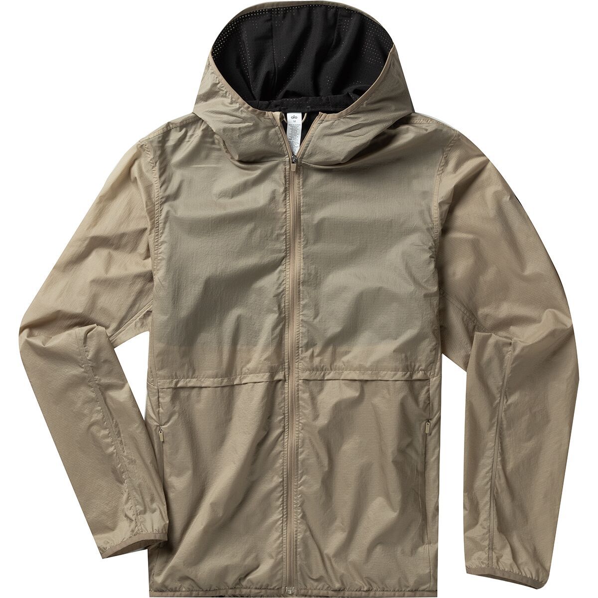 ALO YOGA Repeat Running Jacket - Men's-RETAIL Gravel, S