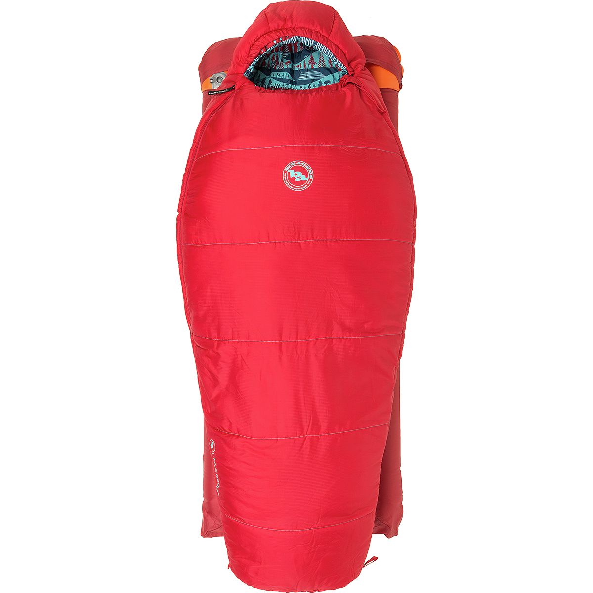 Erdnase Bee Red Acorn Back エイコーンバック赤 Big Agnes Little Red Sleeping Bag: 15F Synthetic - Kids' - Kids