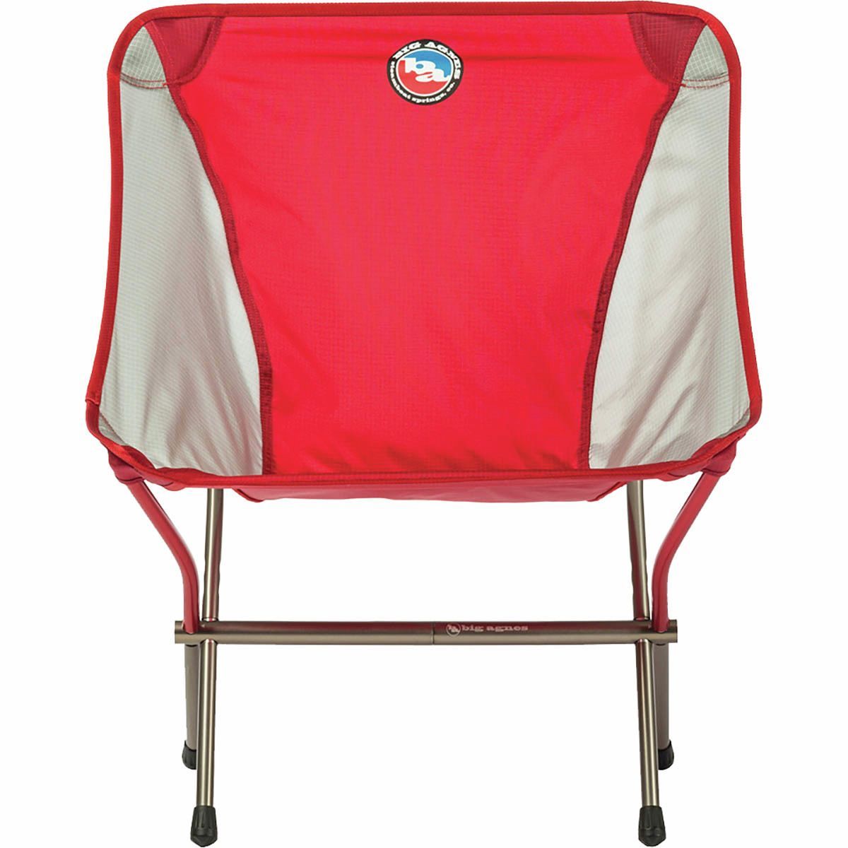 Big Agnes Mica Basin Camp Chair Red/Gray, One Size
