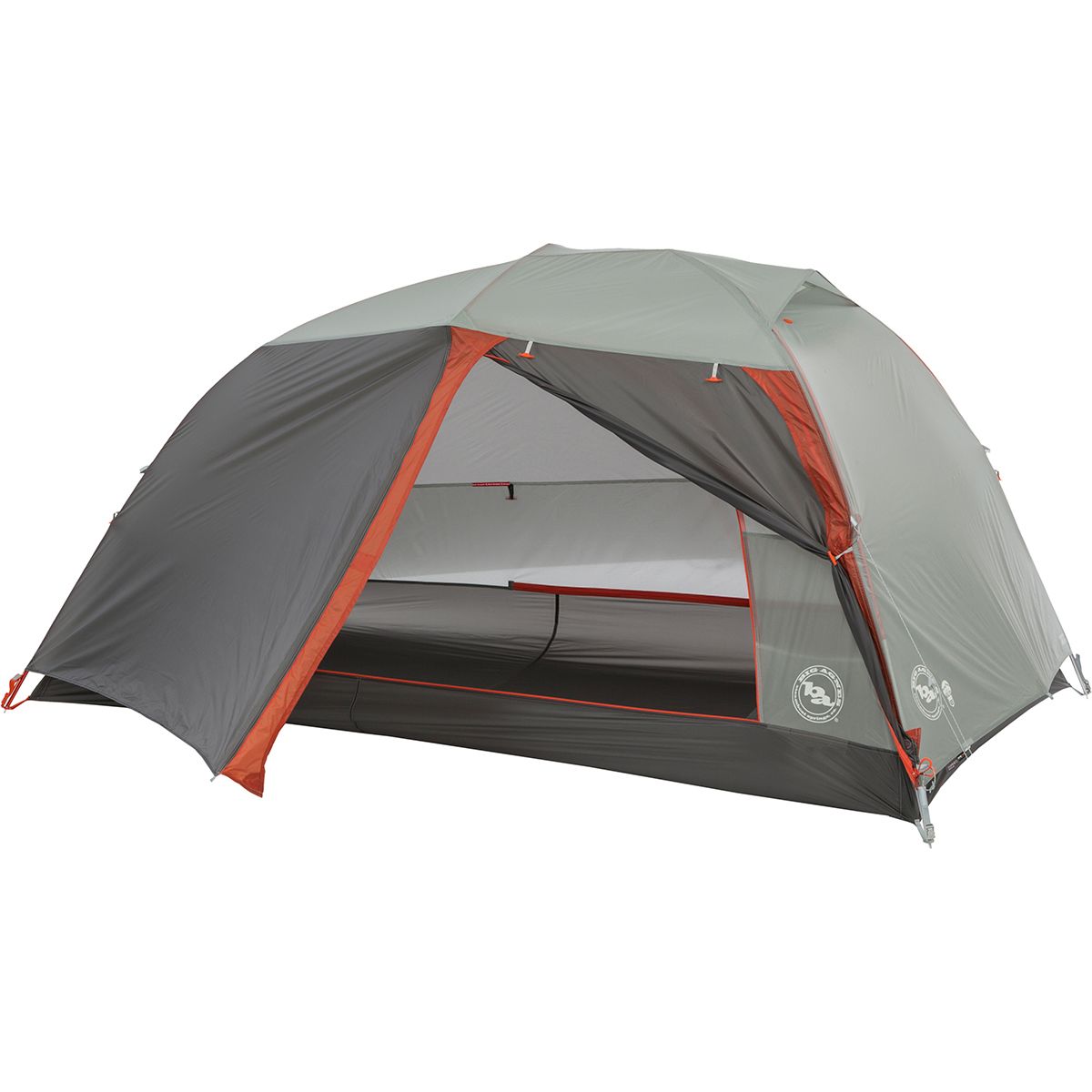 Image of Big Agnes Copper Spur HV UL2 MtnGLO Tent: 2-Person 3-Season Silver/Gray, One Size