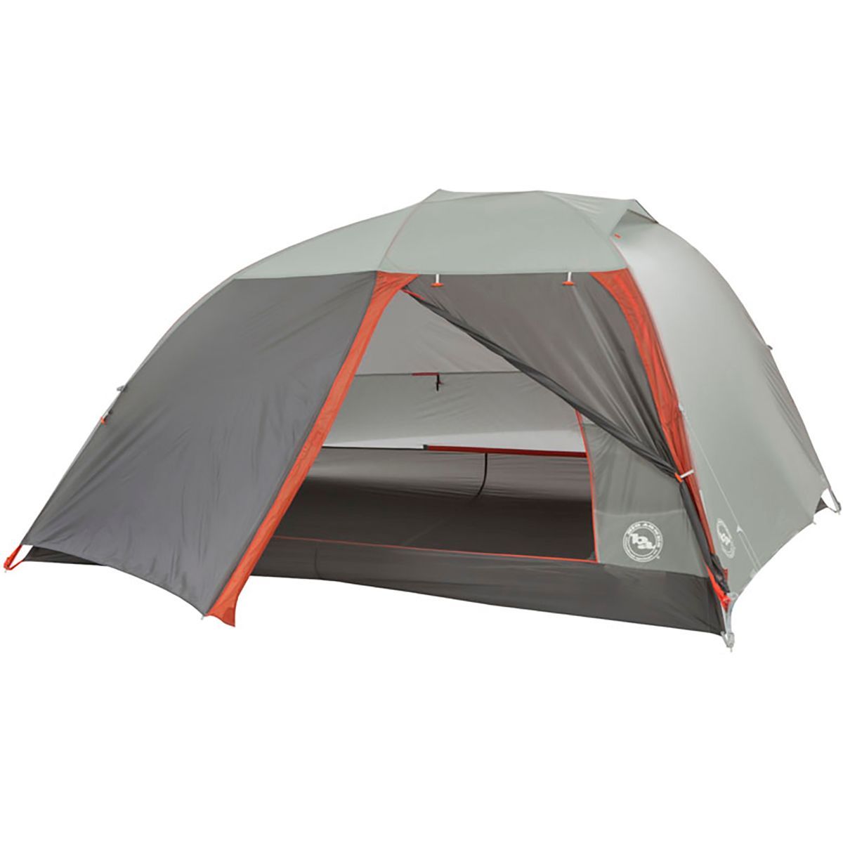 Image of Big Agnes Copper Spur HV UL3 MtnGLO Tent: 3-Person 3-Season Silver/Gray, One Size