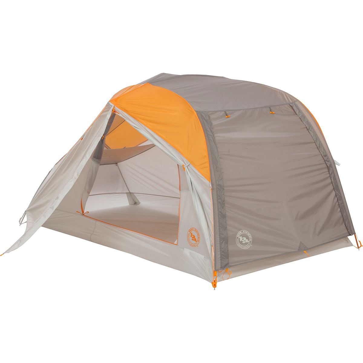 Image of Big Agnes Salt Creek SL2 Tent: 2-Person 3-Season Gray/Light Gray/Orange, One Size