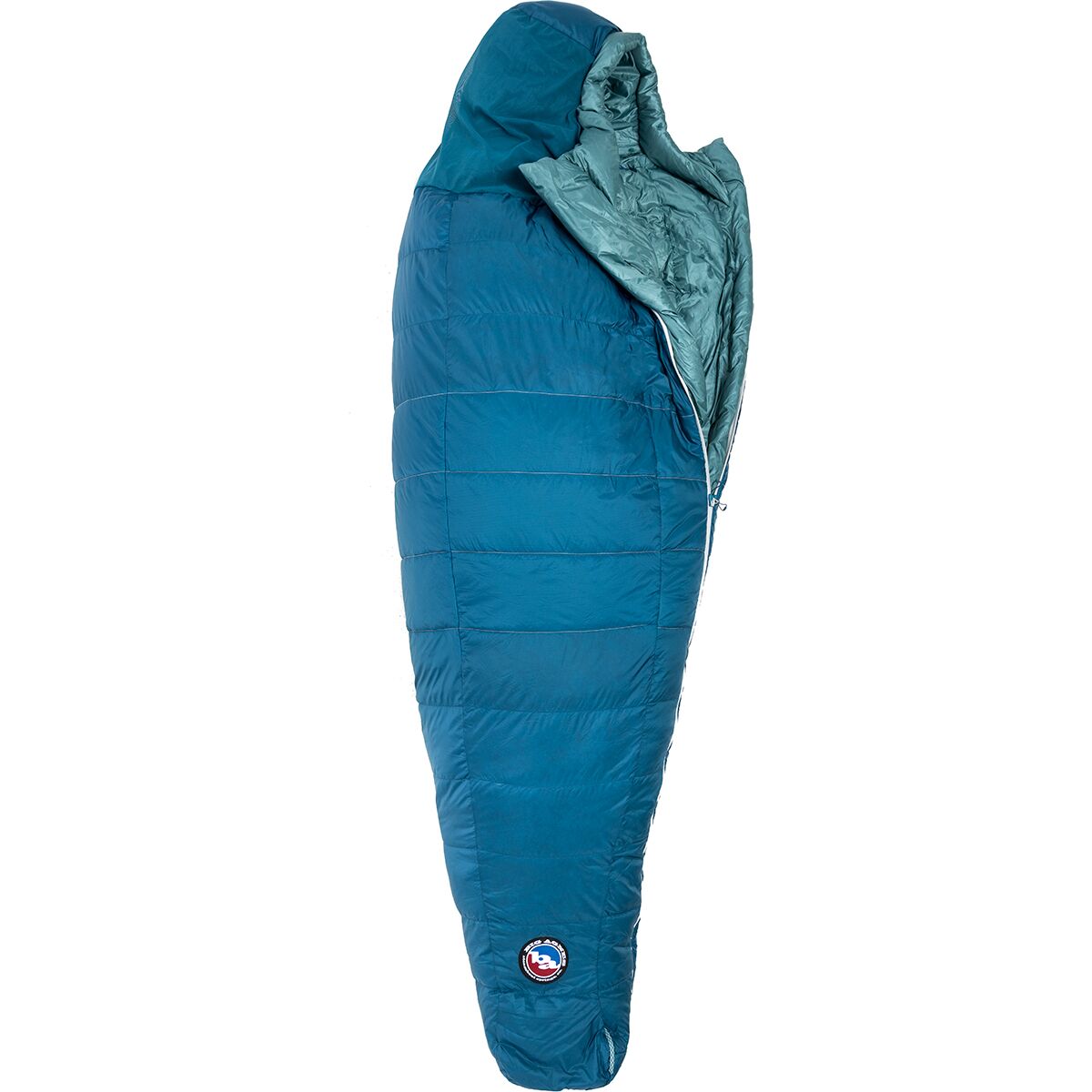 Big Agnes Big Agnes Sidewinder SL Sleeping Bag: 20F Down - Women's Lyons Blue/Teal, Petite
