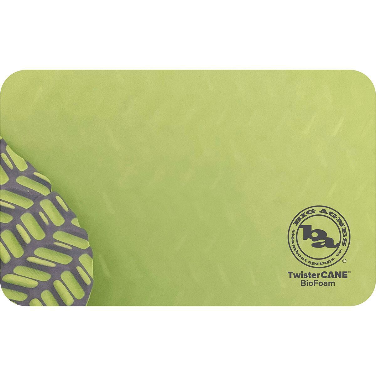 Image of Big Agnes TwisterCane Bio Foam Hiking Seat Green/Gray, One Size