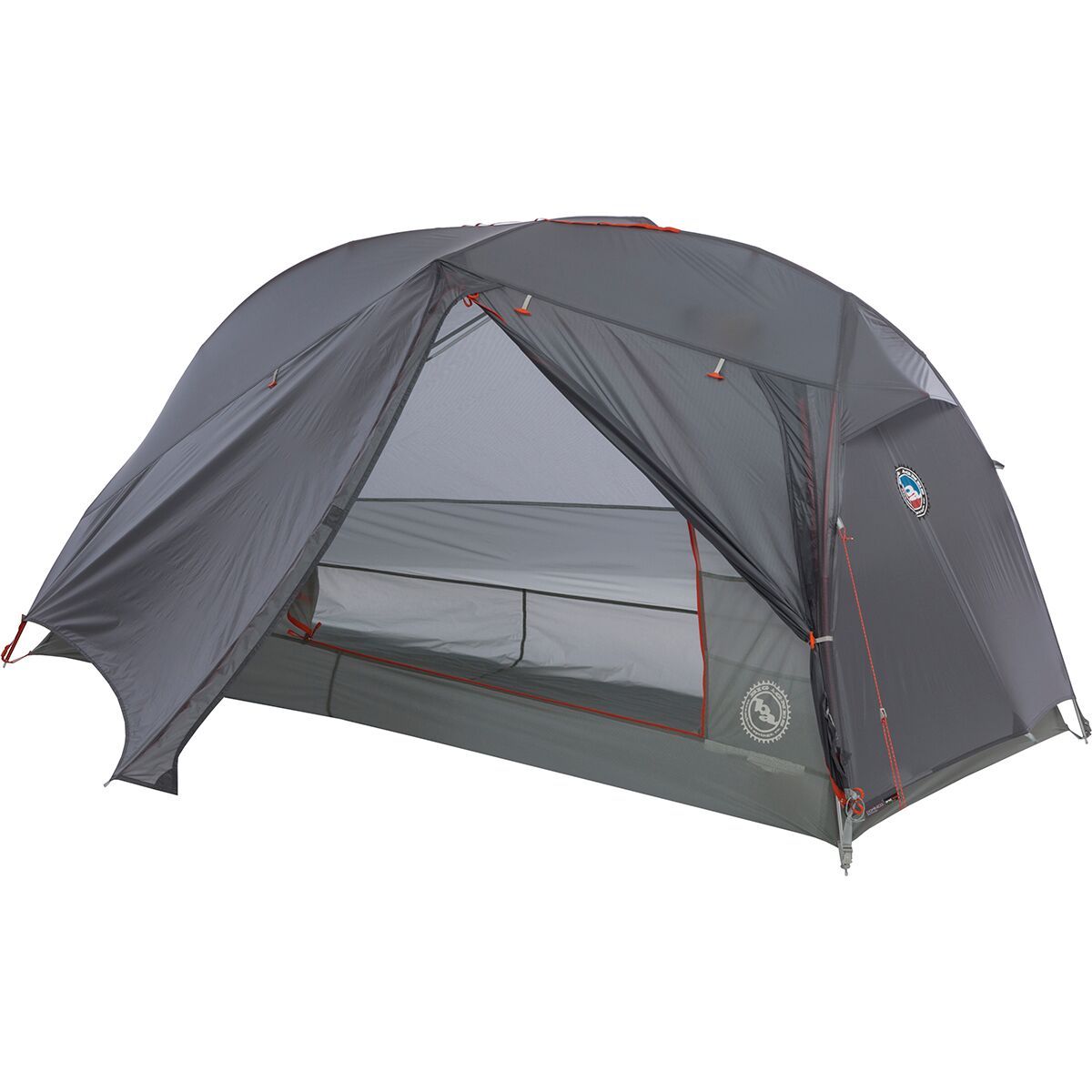 Image of Big Agnes Copper Spur HV UL1 Bikepack Tent: 1-Person 3-Season Gray/Silver, One Size