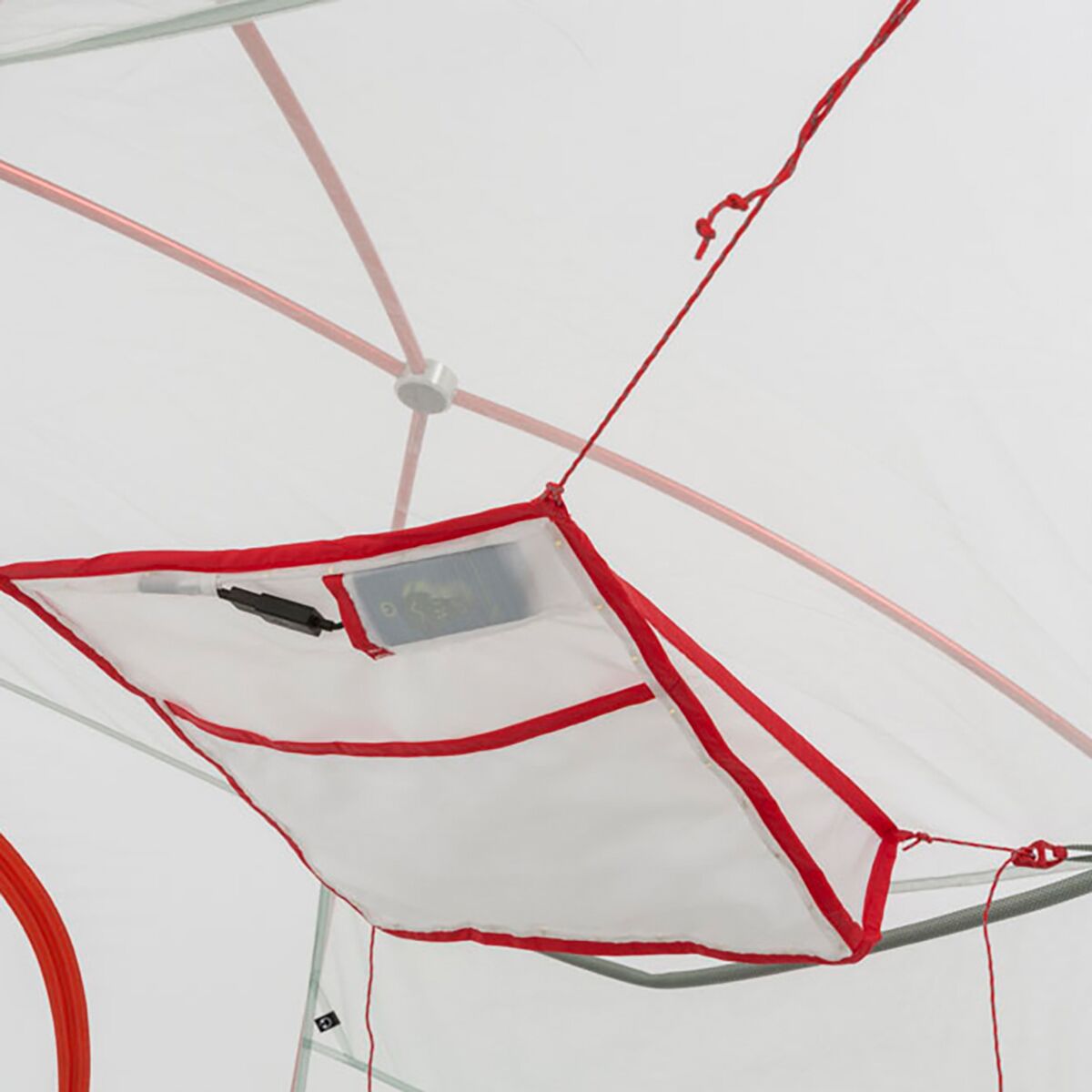 Image of Big Agnes mtnGLO Gear Loft White, Traingle