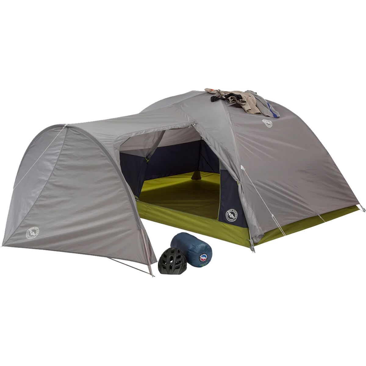Big Agnes Blacktail 2 Hotel Bikepack Tent Gray, One Size