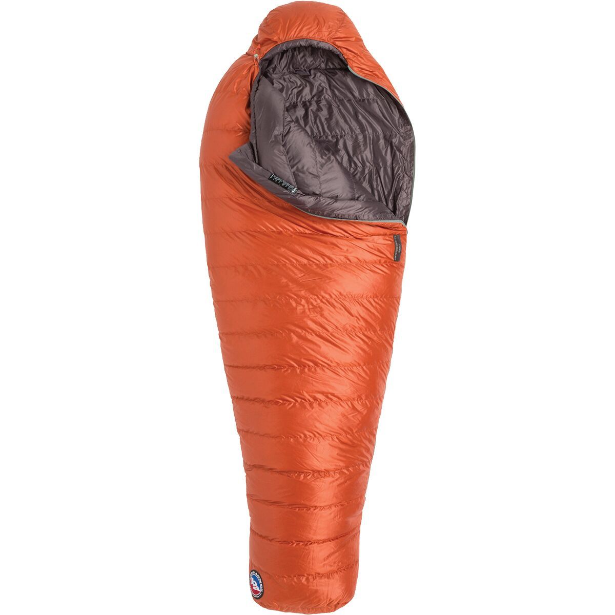 Big Agnes Greystone Sleeping Bag: 0 Down Rooibos, Regular/Left Zip