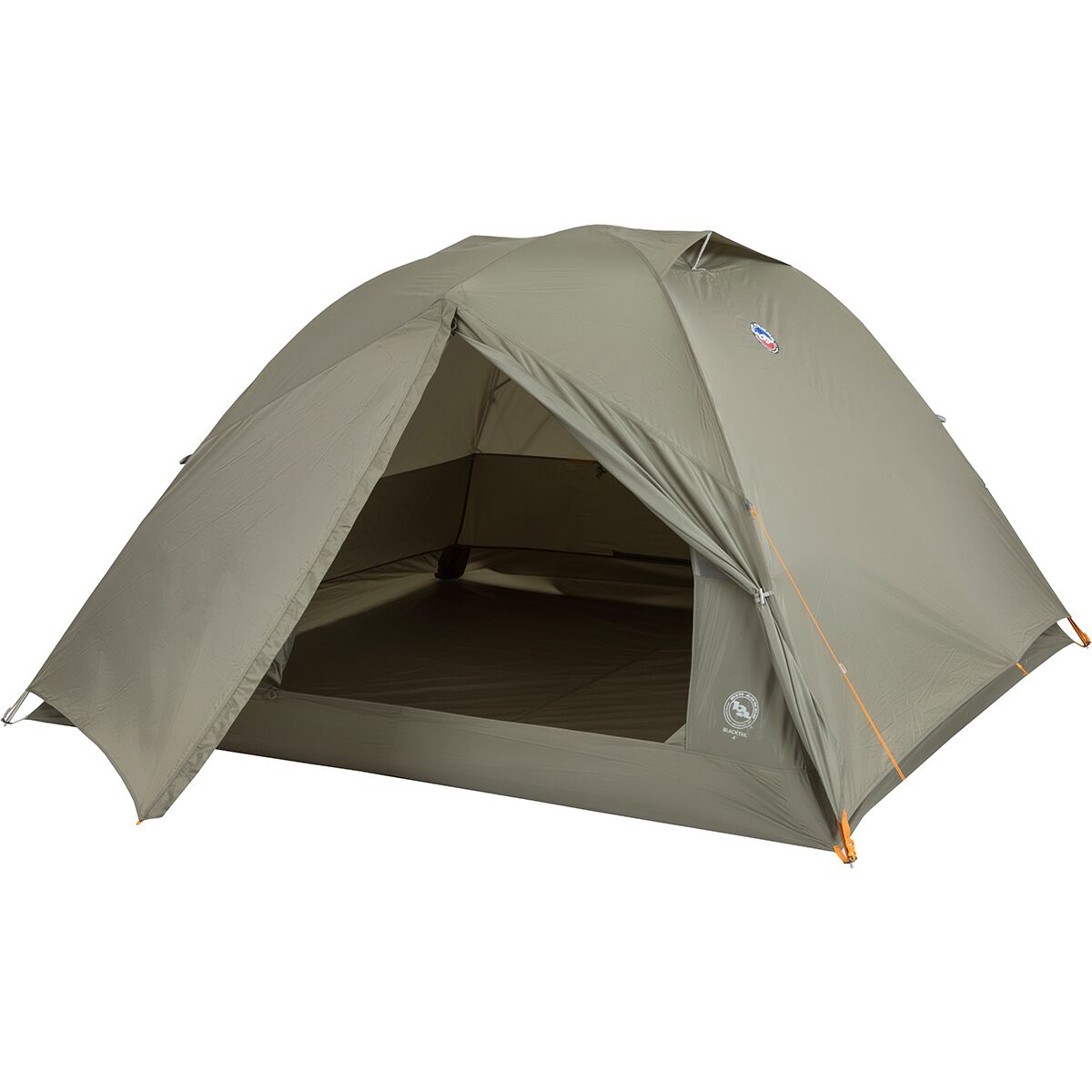 Image of Big Agnes Blacktail 4 Tent: 4-Person 3-Season Vetiver, One Size