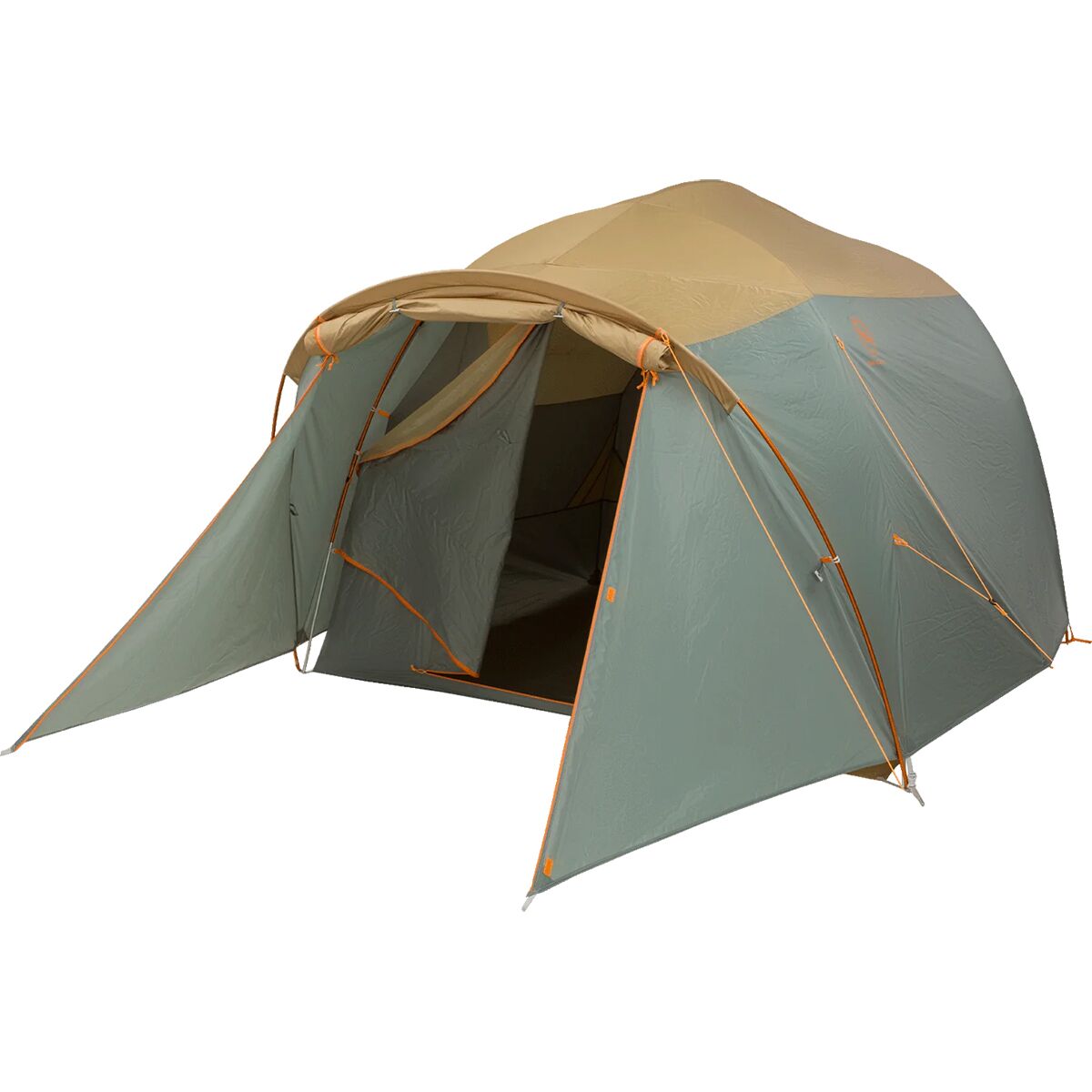 Image of Big Agnes Bunk House Tent: 6-Person 3-Season Prairie Sand/Chinois Green, One Size