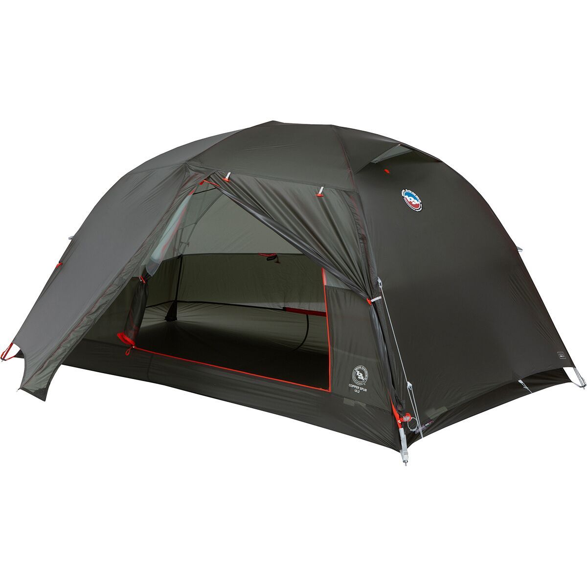 Big Agnes Copper Spur UL2 Tent: 2-Person 3-Season Lichen Green