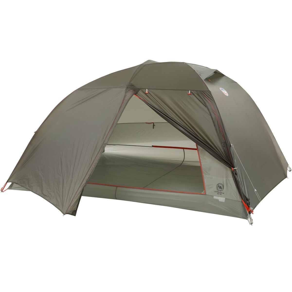 Image of Big Agnes Copper Spur UL3 XL Tent: 3-person 3-season Lichen Green/Mercury, One Size