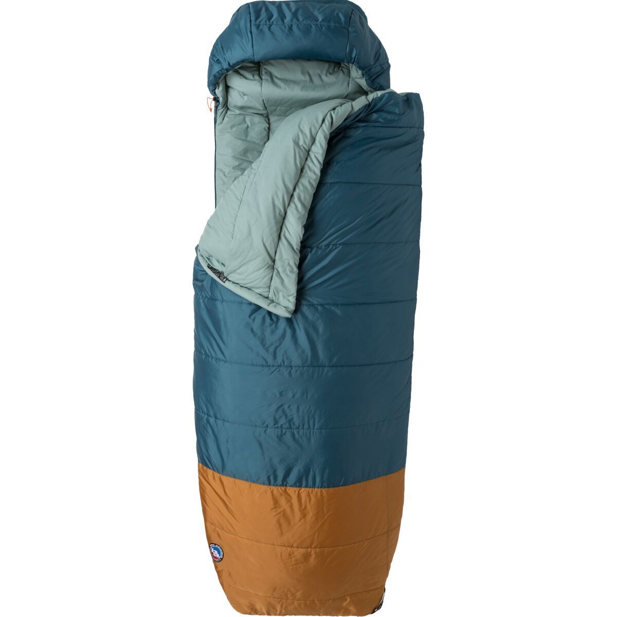 Big Agnes Echo Park Sleeping Bag: 20F Synthetic Tapestry/Brown Sugar, Wide Long