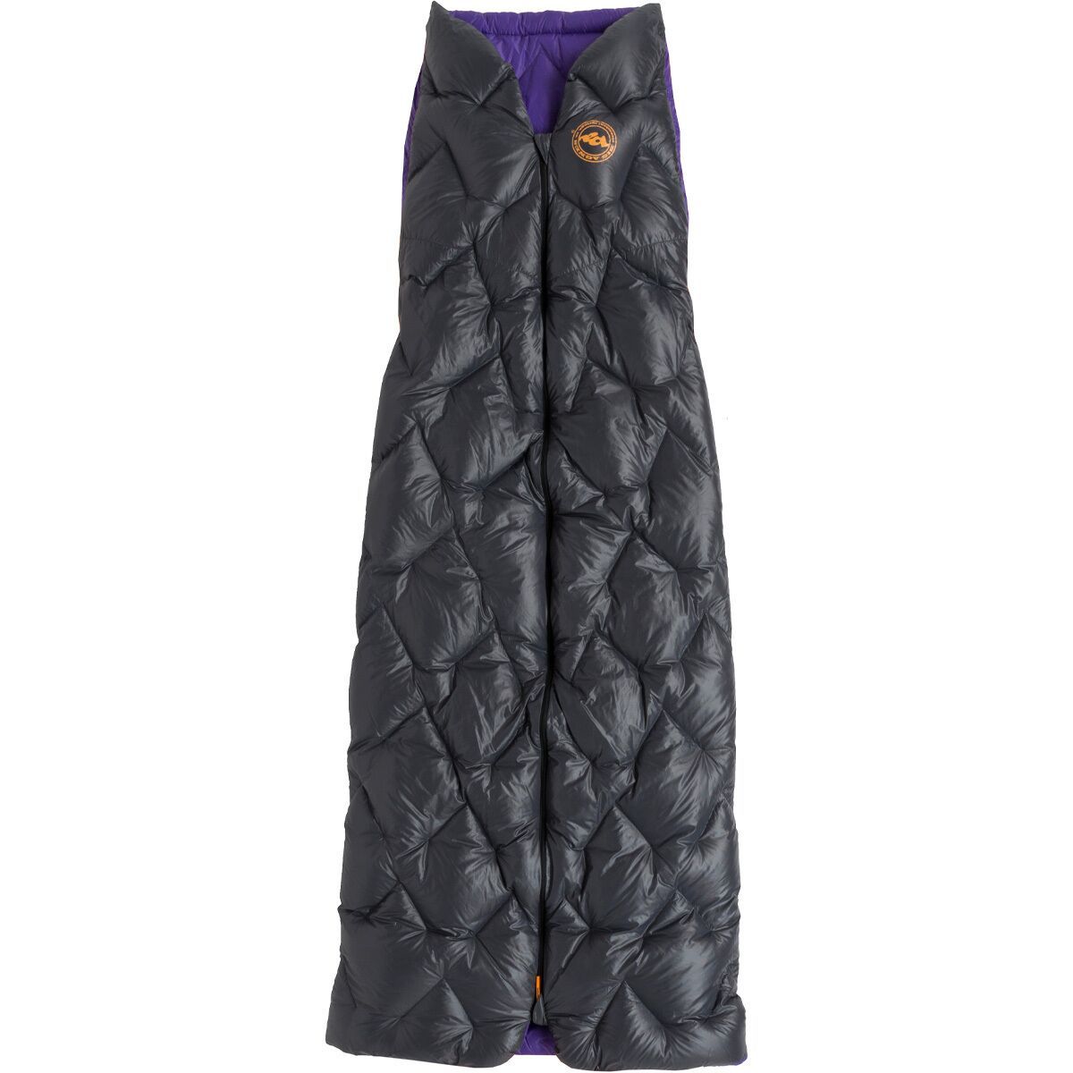 Big Agnes Fly Creek UL Zip Quilt: 50F Down Asphalt/Royal Purple