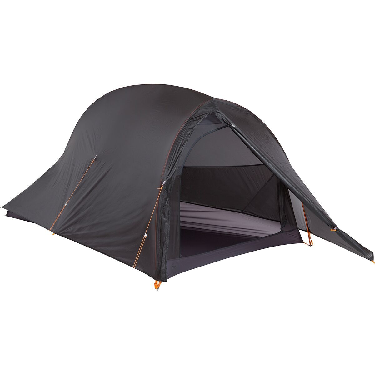 Image of Big Agnes Fly Creek UL1 Tent: 1-Person 3-Season Asphalt/Gray Ridge, One Size