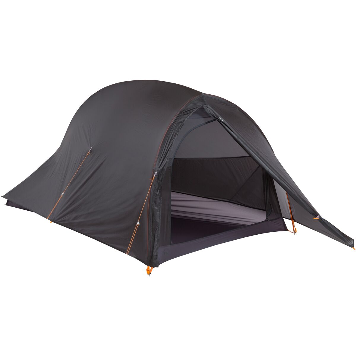 Image of Big Agnes Fly Creek UL2 Tent: 2-Person 3-Season Asphalt/Gray Ridge, One Size