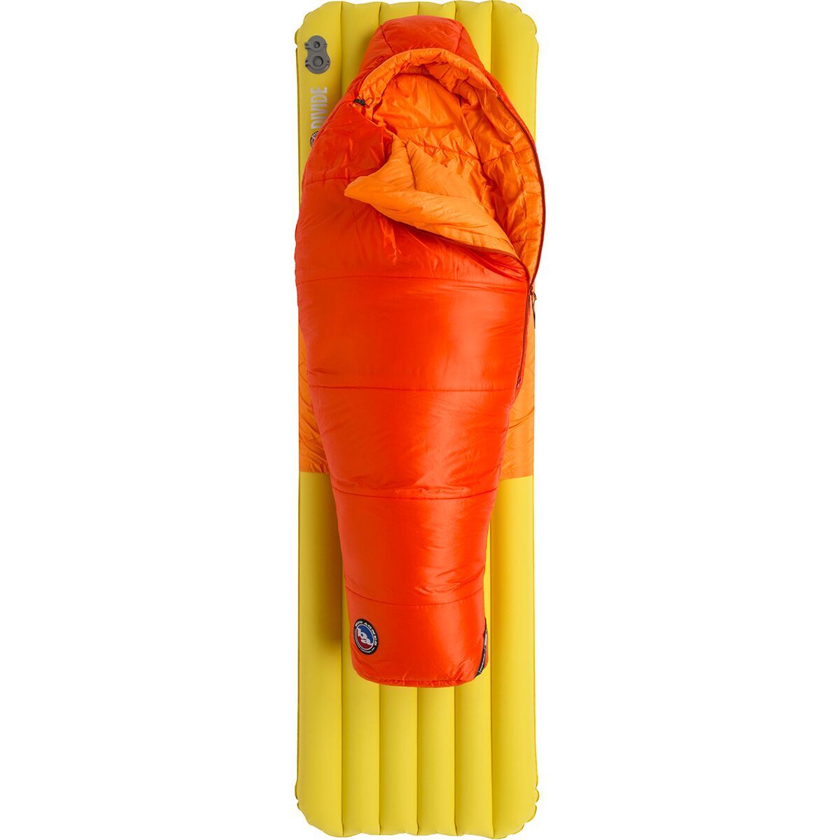 Big Agnes Little Red Sleeping Bag: 20F Synthetic - Kids' Cherry Tomato/Tangelo
