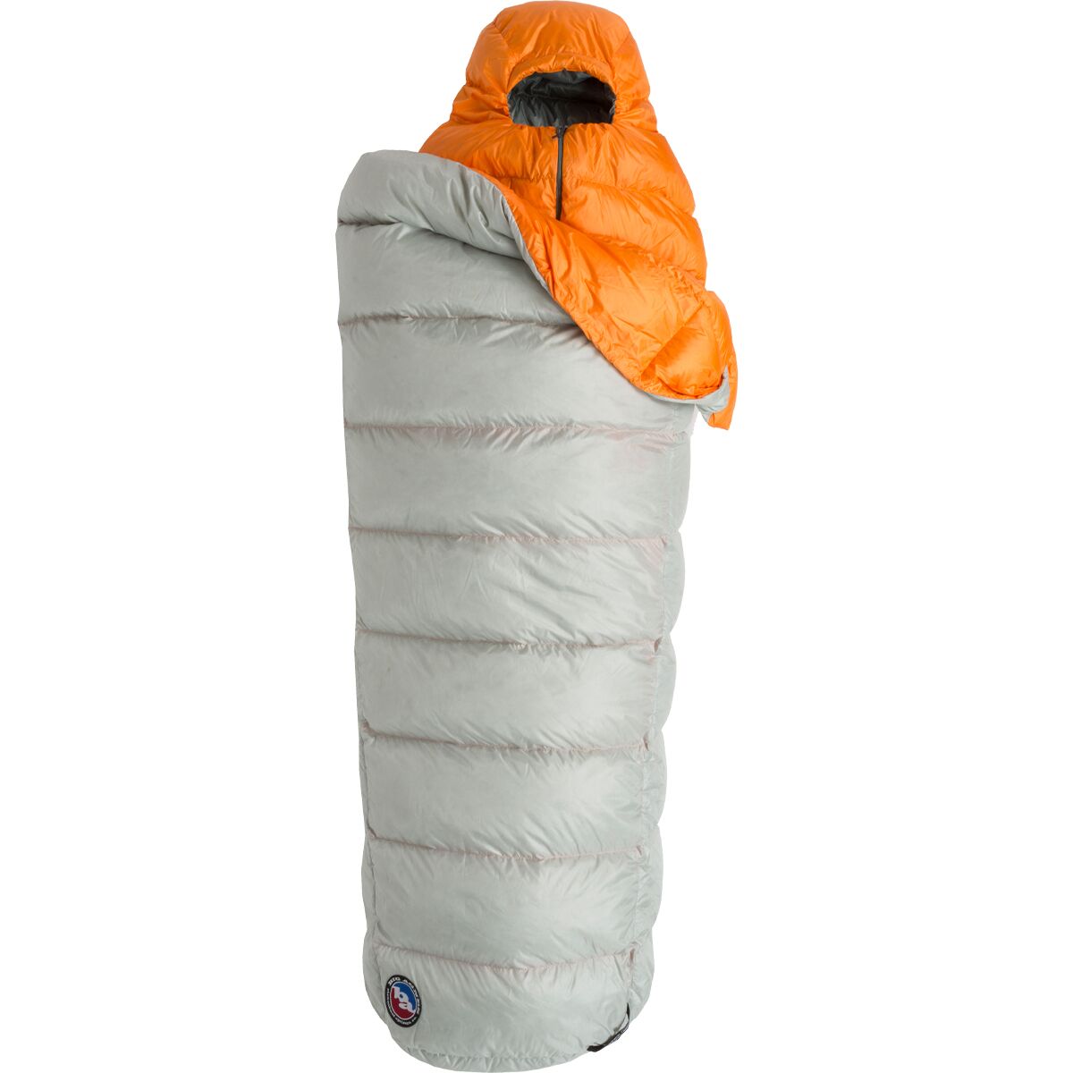 Image of Big Agnes Lost Ranger 3N1 Sleeping Bag: 0F Down Mercury/Tangelo, Small