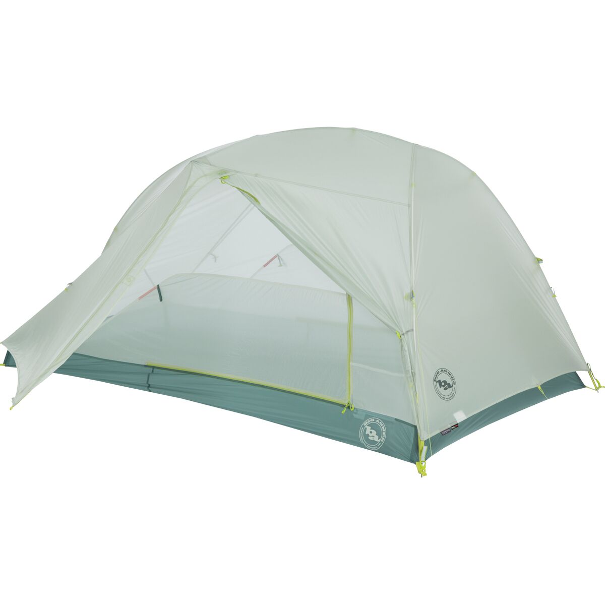 Big Agnes Tiger Wall 2 Platinum Tent: 2-Person 3-Season Gray/Blue