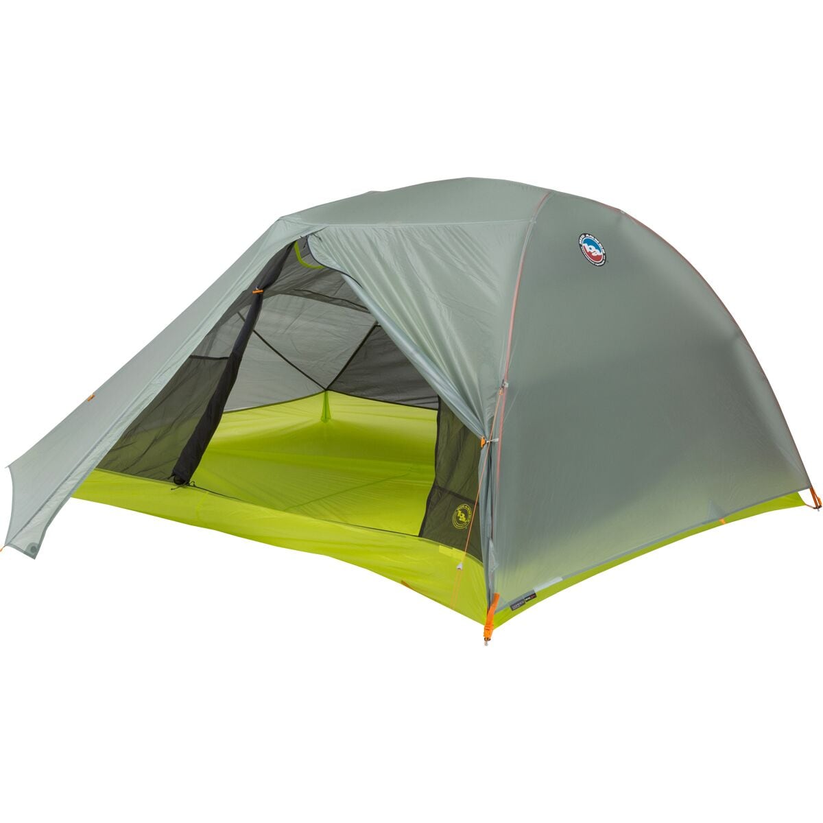 Image of Big Agnes Tiger Wall UL3 Tent: 3-Person 3-Season Mercury/Evening Primrose, One Size