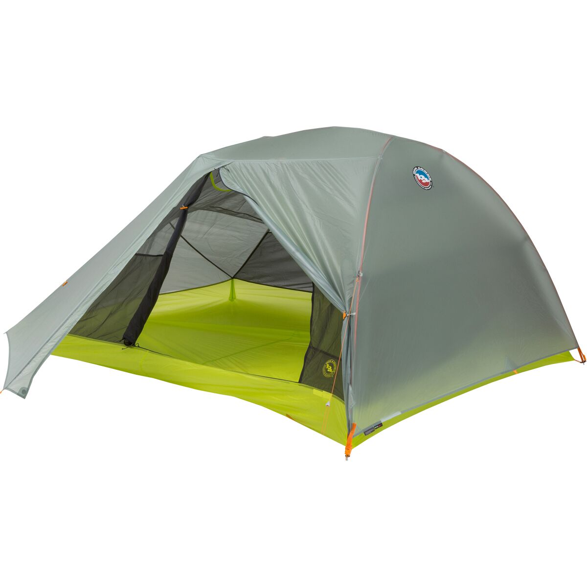 Image of Big Agnes Tiger Wall UL3 Tent: 3-Person 3-Season Mercury/Evening Primrose, One Size