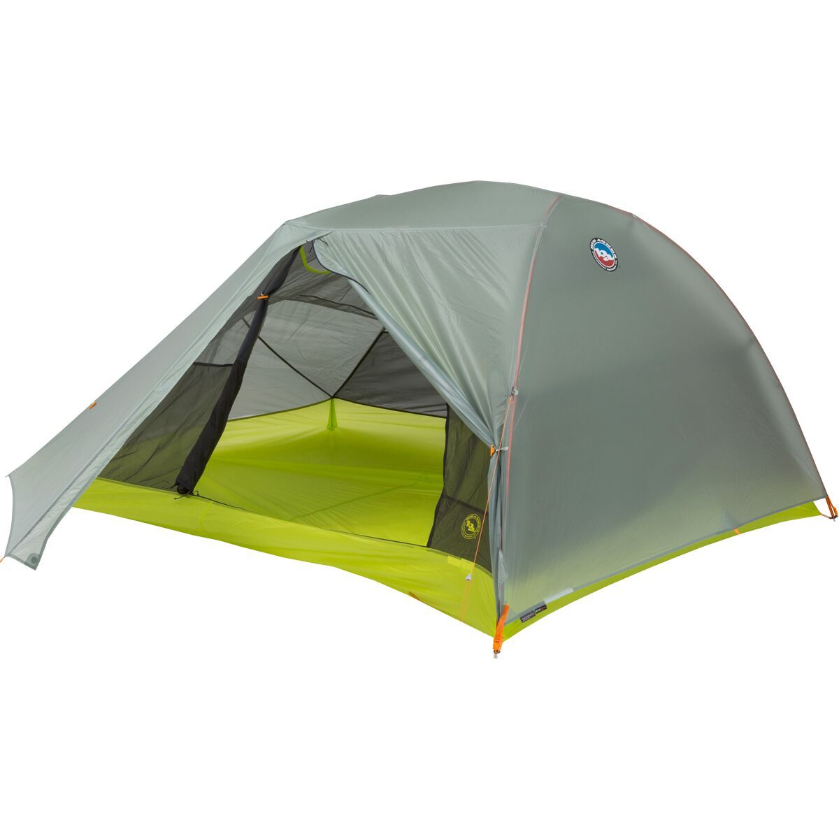 Big Agnes Tiger Wall UL3 Tent: 3-Person 3-Season Mercury/Evening Primrose
