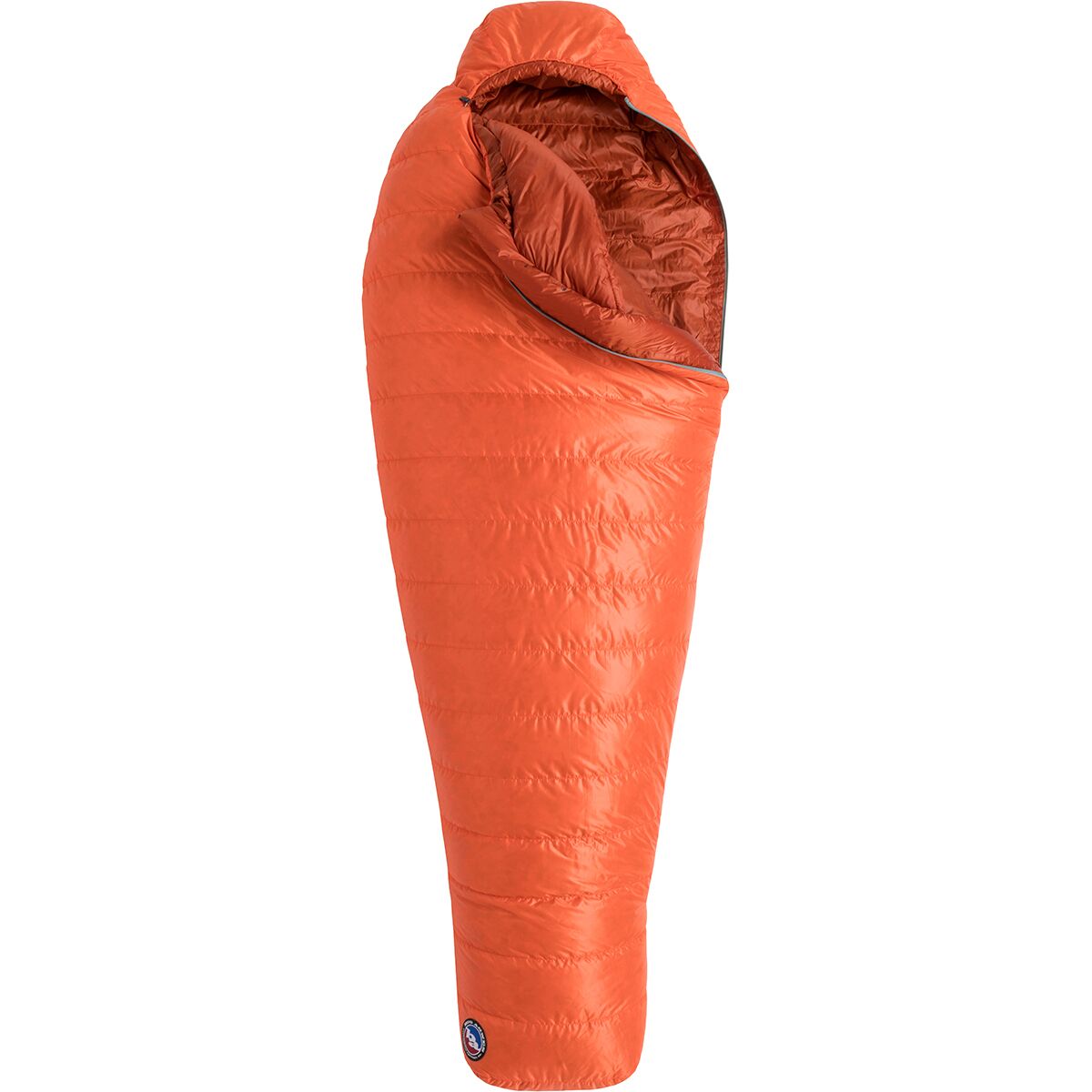 Image of Big Agnes Greystone 30 600 DownTek Sleeping Bag Cherry Tomato/Rooibos Tea, Reg/Left Zip