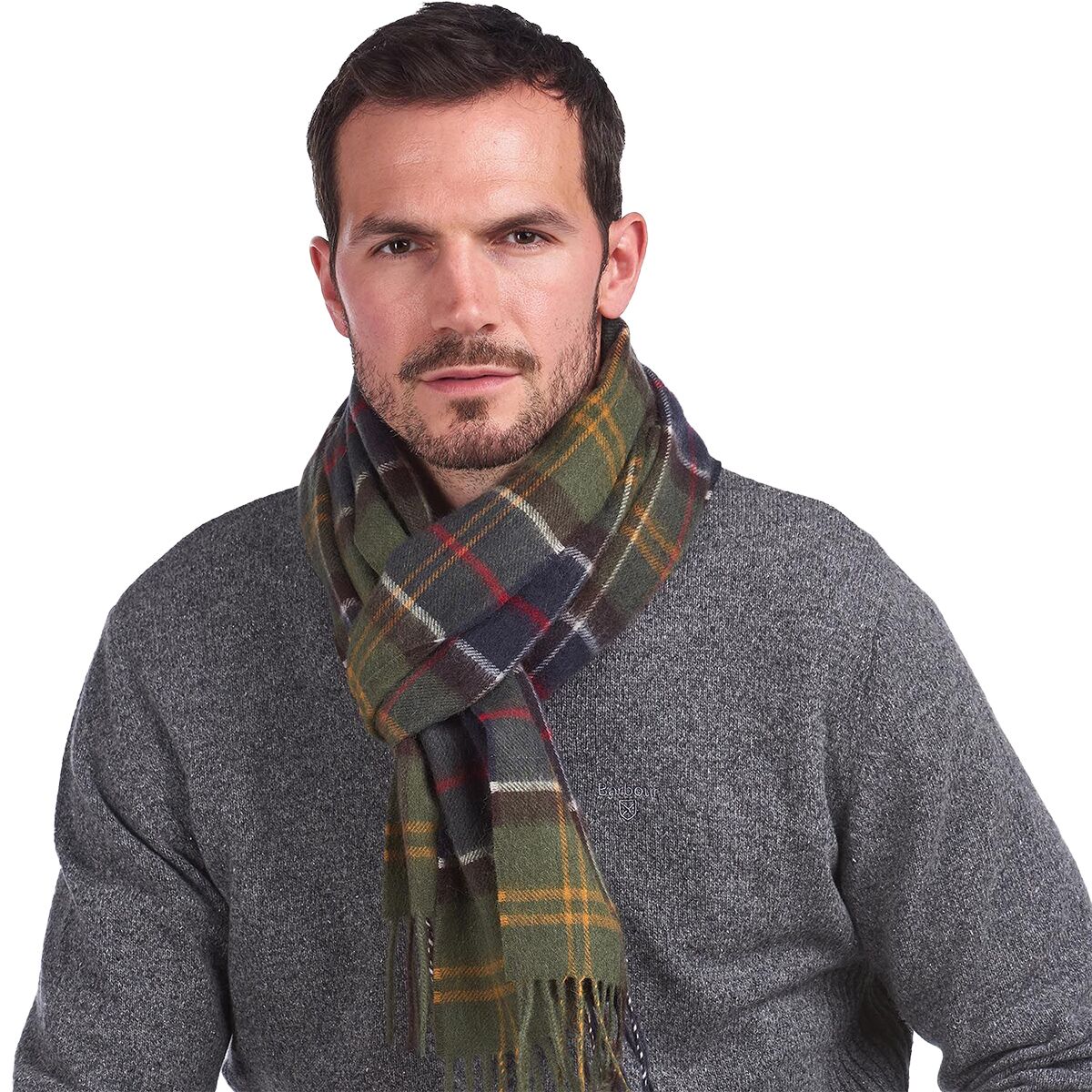 barbour scarf mens