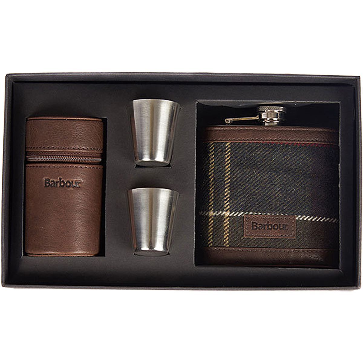 barbour hip flask