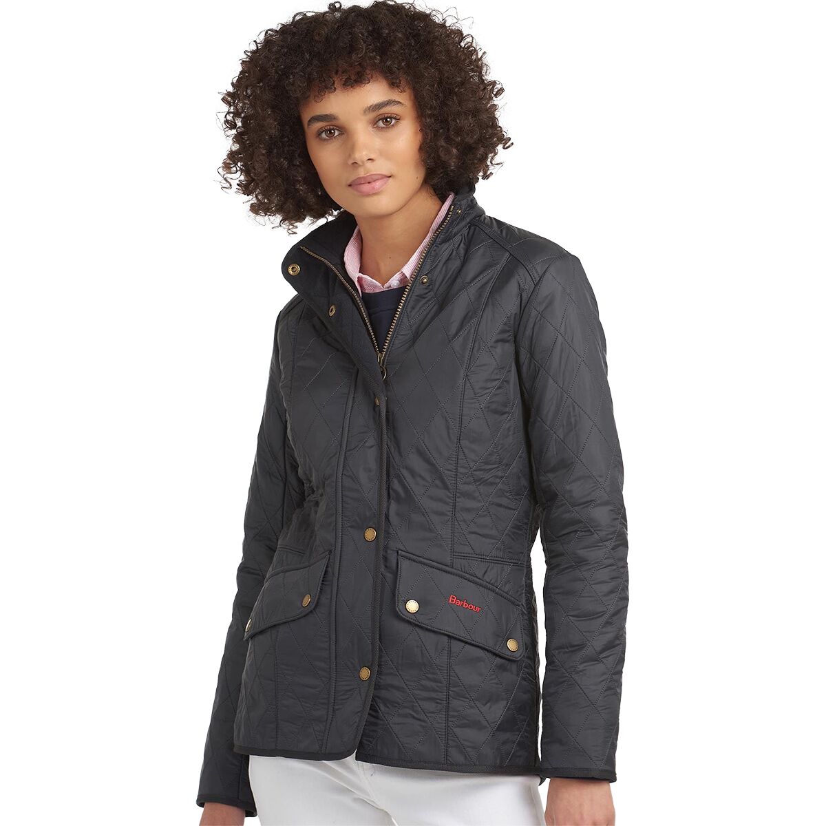 Image of Barbour Cavalry Polarquilt Jacket - Women's Navy, US 14/UK 18