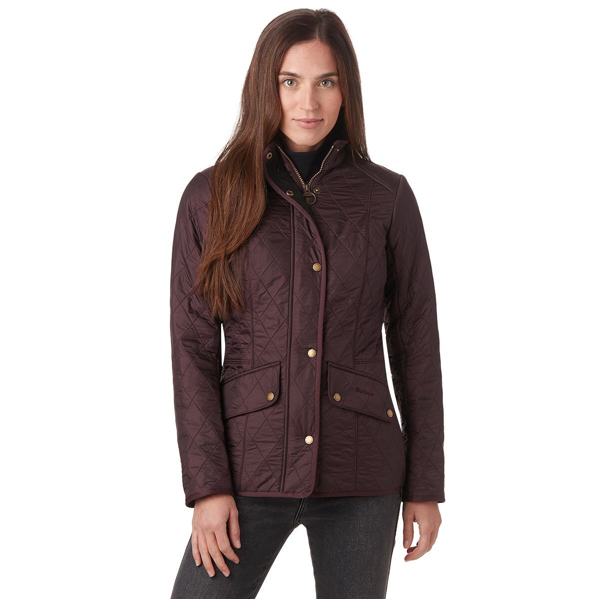 Barbour Cavalry Polarquilt Jacket - Women's Winter Blackberry, US 10/UK 14
