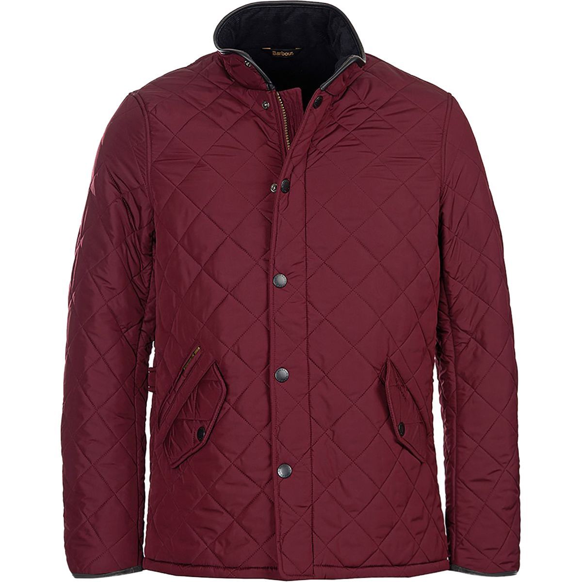 Barbour Powell Quilted Jacket - Men's Bordeaux, XXL