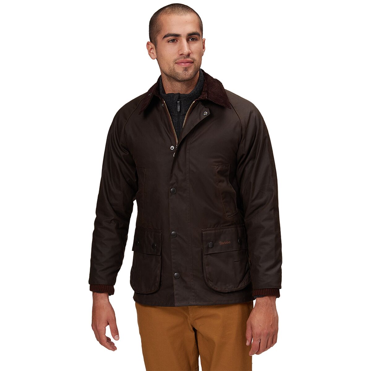 Image of Barbour Classic Bedale Wax Jacket - Men's Olive, 36