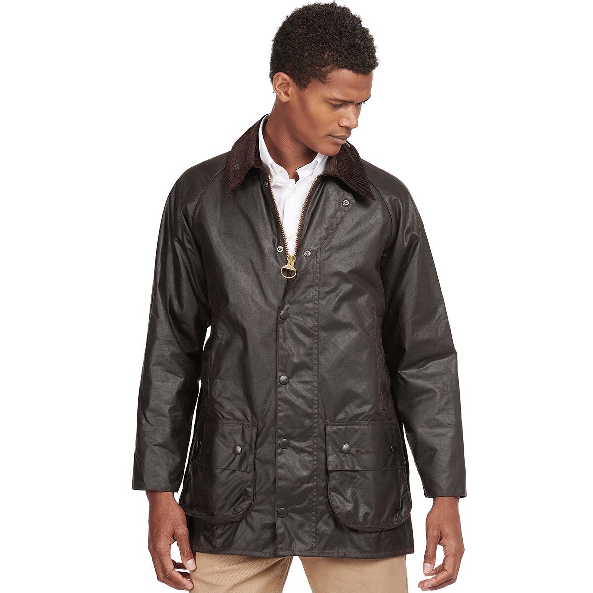 Image of Barbour Beaufort Wax Jacket - Men's Rustic, 50