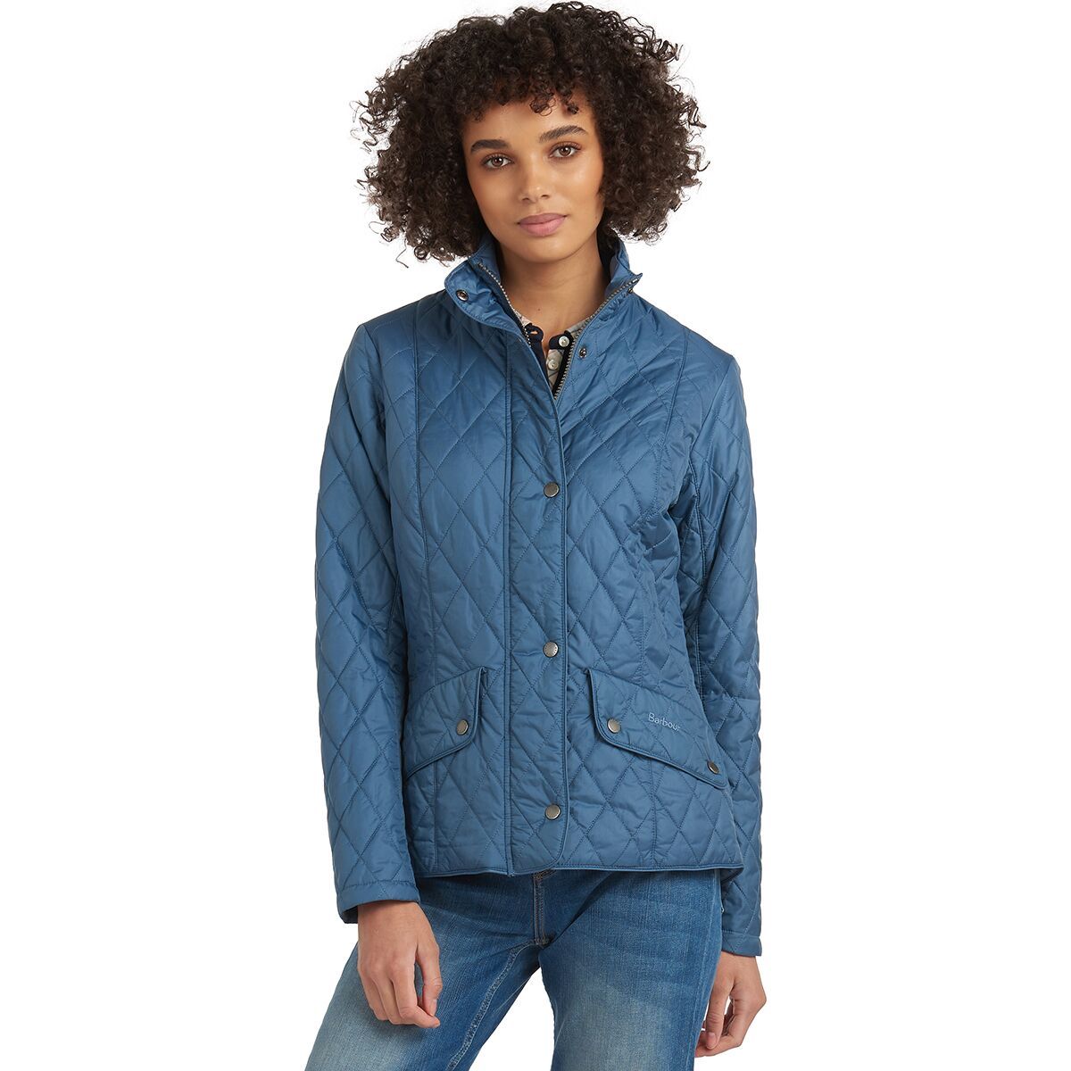 Barbour Flyweight Cavalry Quilt Jacket - Women's China Blue, US 2/UK 6
