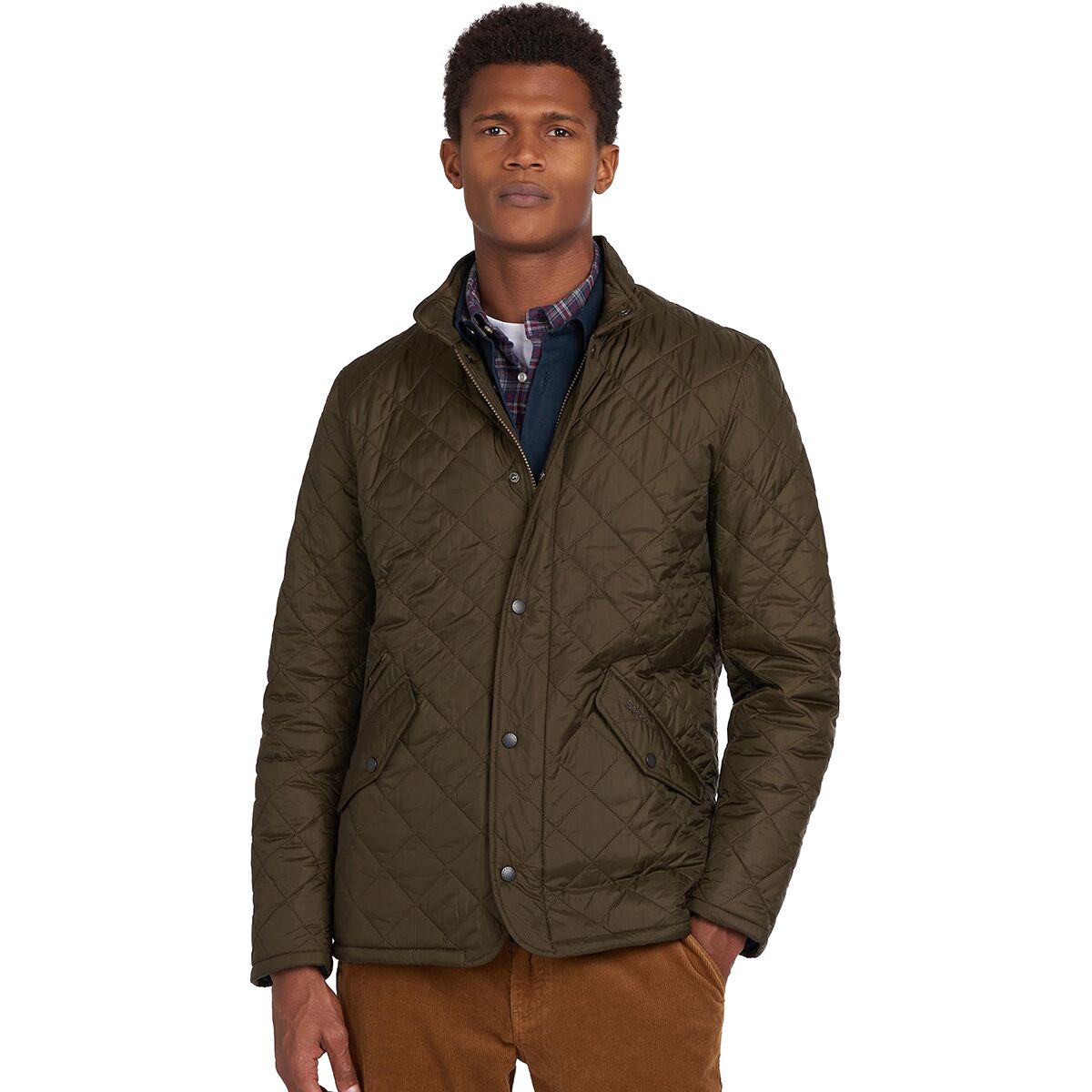 Image of Barbour Flyweight Chelsea Quilted Jacket - Men's Olive, L