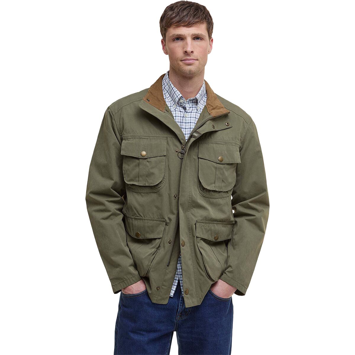 Image of Barbour Sanderling Casual Jacket - Men's Fern, L