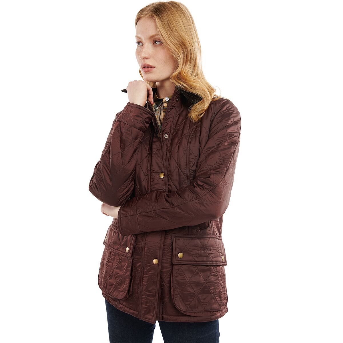 Barbour Beadnell Polarquilt Jacket - Women's Windsor/Brown, US 14/UK 18