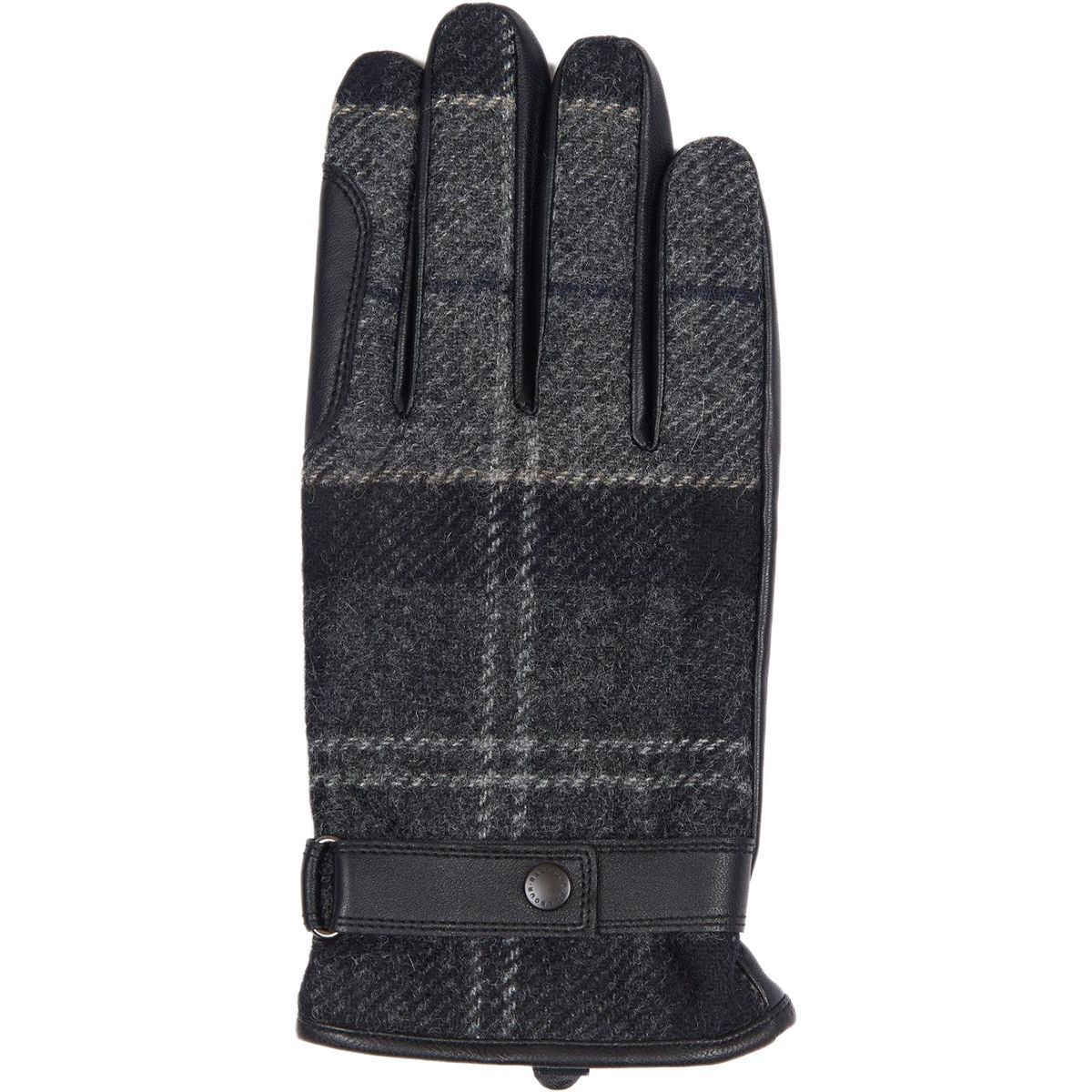Barbour Newbrough Tartan Glove Black/Grey, L