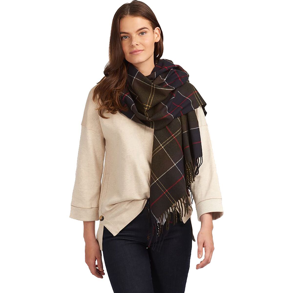 Barbour Hailes Tartan Wrap - Women's