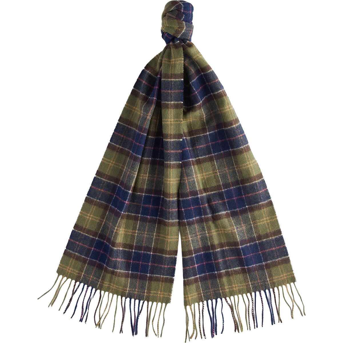 Image of Barbour Tartan Lambswool Scarf - Men's Classic, One Size