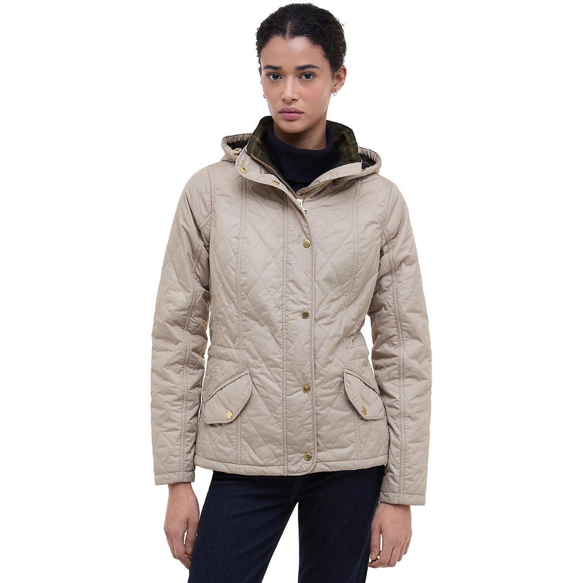 Image of Barbour Millfire Quilt Jacket - Women's Light Trench/Classic, US 12/UK 16