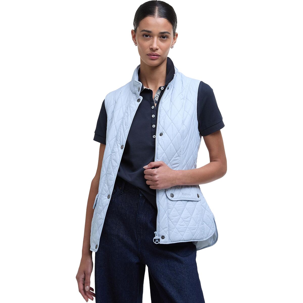 Image of Barbour Otterburn Gilet - Women's Breeze Blue, US 14/UK 18