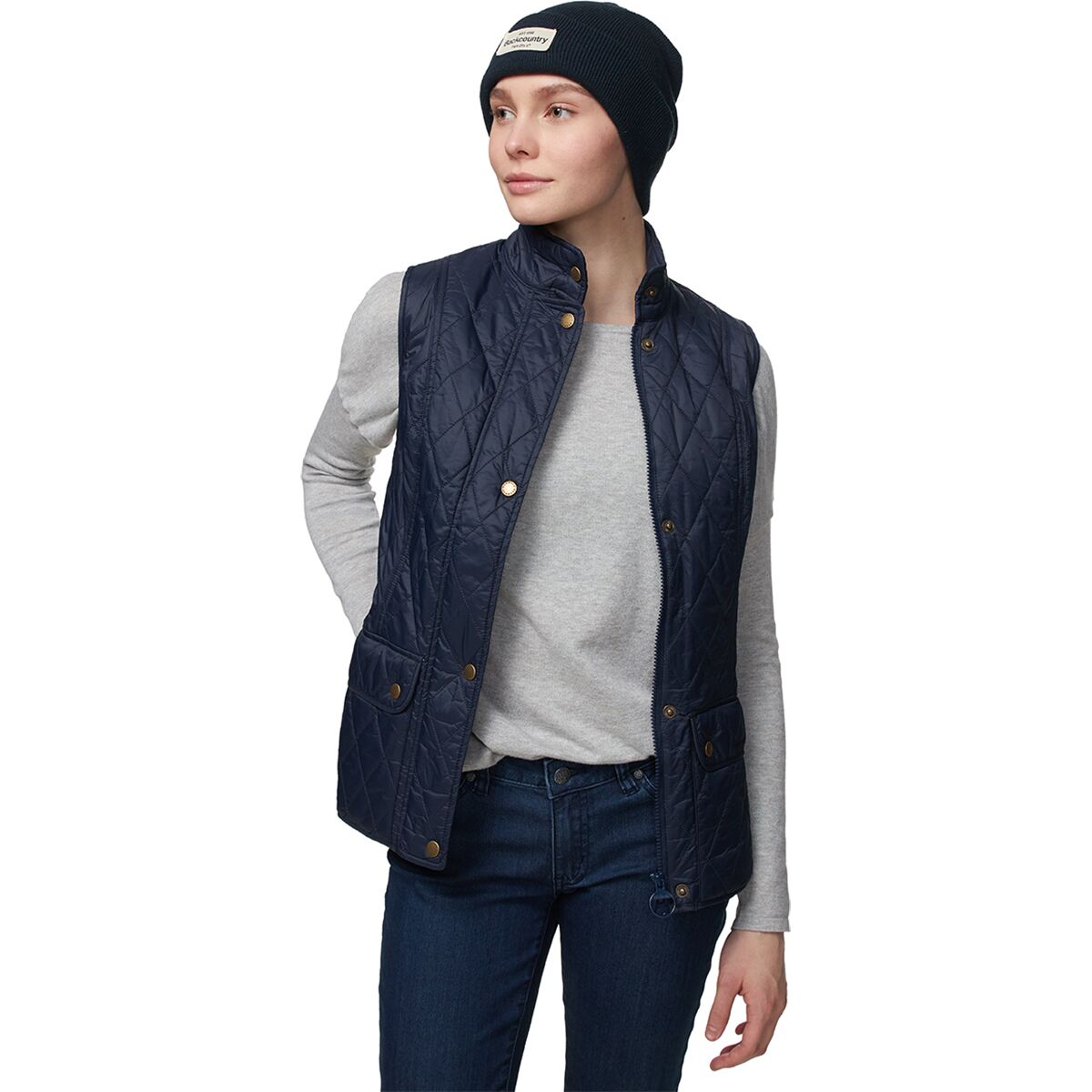 Image of Barbour Otterburn Gilet - Women's Navy, US 4/UK 8