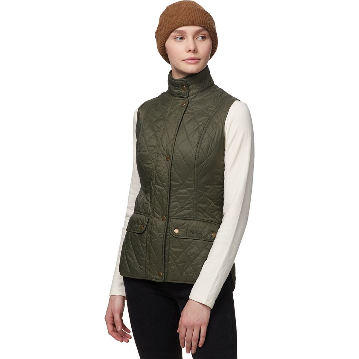 Image of Barbour Otterburn Gilet - Women's Olive, US 6/UK 10